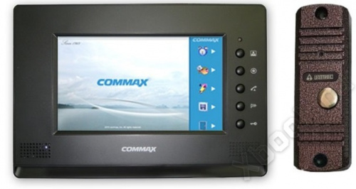 Commax Комплект CDV-70A Black вид спереди