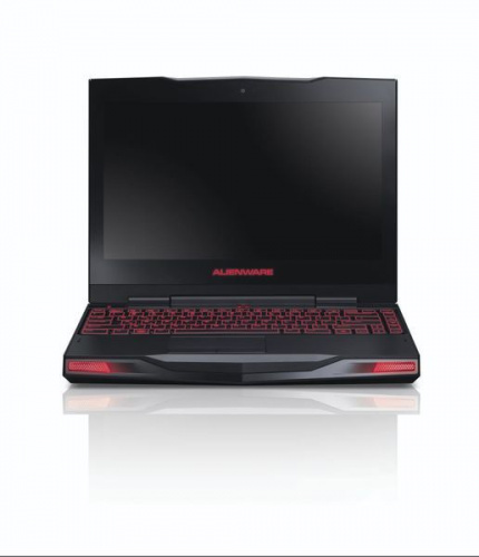 Dell Alienware M11x Red вид сбоку
