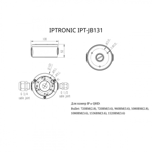 IPTRONIC IPT-JB131 задняя часть