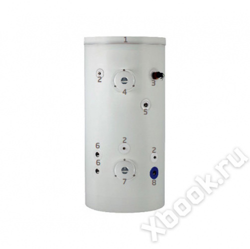 Baxi PREMIER plus 1000 водонагреватель накопительный цилиндрический напольный вид спереди
