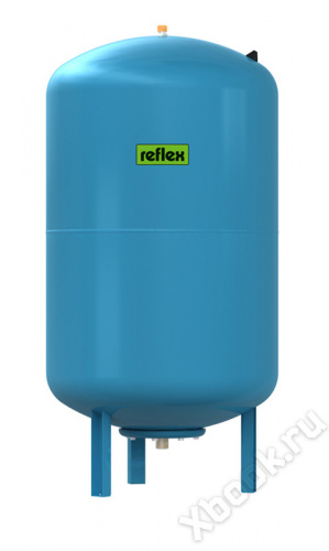 7306850 Reflex Мембранный бак DE 400 (10 бар) для водоснабжения вертикальный (цвет синий) вид спереди