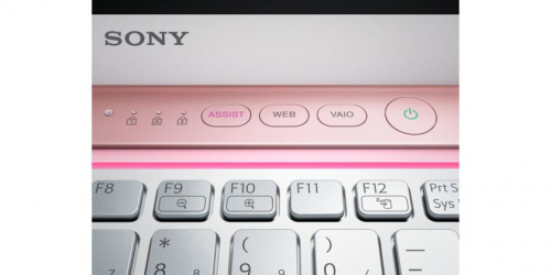 Sony VAIO VPC-CA1S1R/P Розовый вид боковой панели