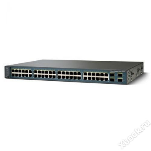 Cisco WS-C3560V2-48TS-S вид спереди