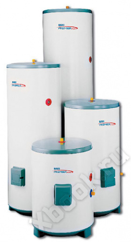 Baxi PREMIER plus 150 водонагреватель накопительный цилиндрический напольный вид спереди
